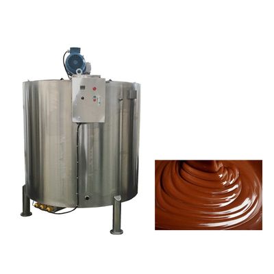 SUS304 ถังเก็บช็อคโกแลตผสม 2200lb กับเครื่องปั่นรูป H