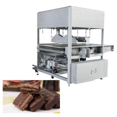 ซื้อ ช็อกโกแลตบาร์ 500 กิโลกรัม/ชั่วโมง 1200 มม มินิ ช็อกโกแลต Enrober online manufacture